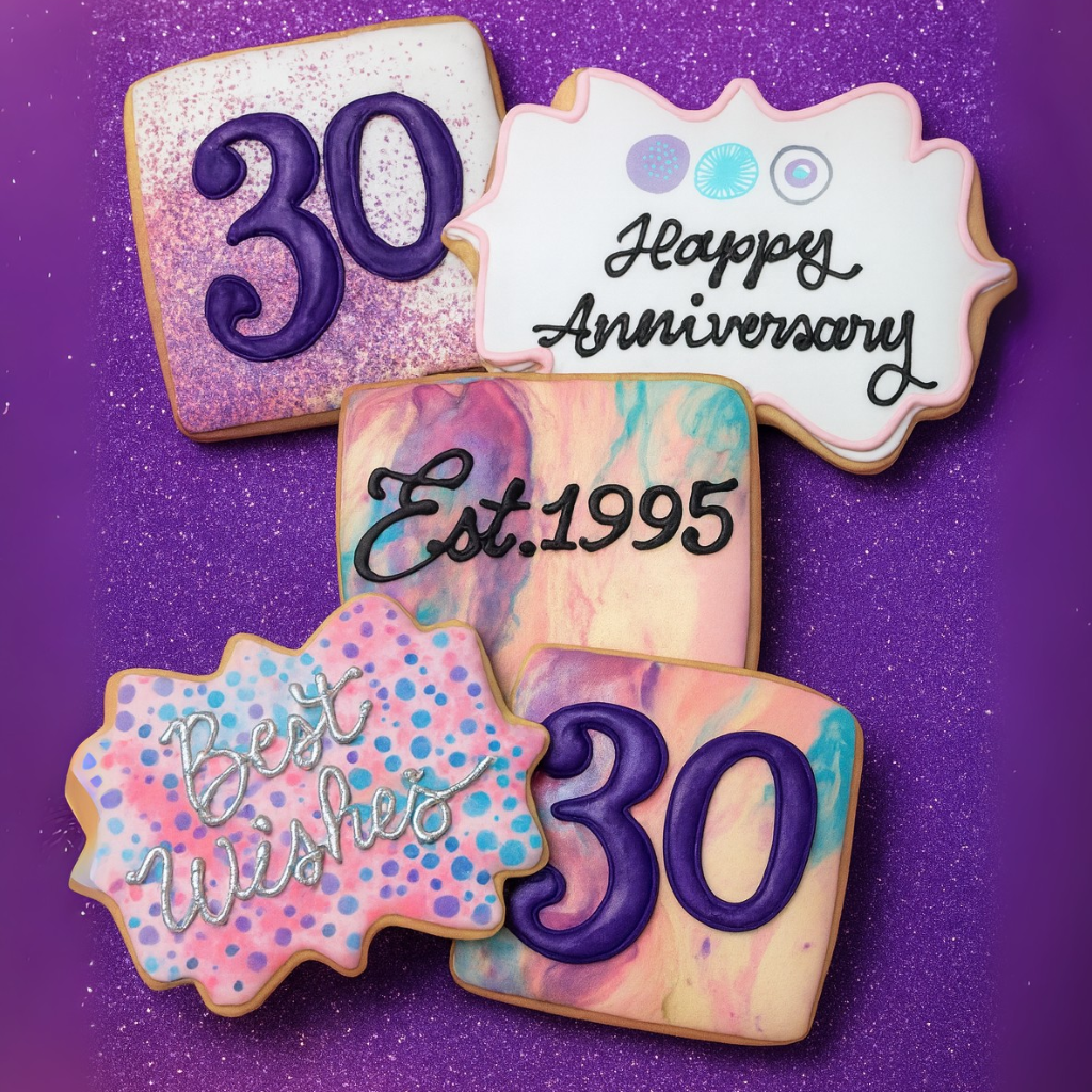 DG 30th Birthday Cookies, Assorted