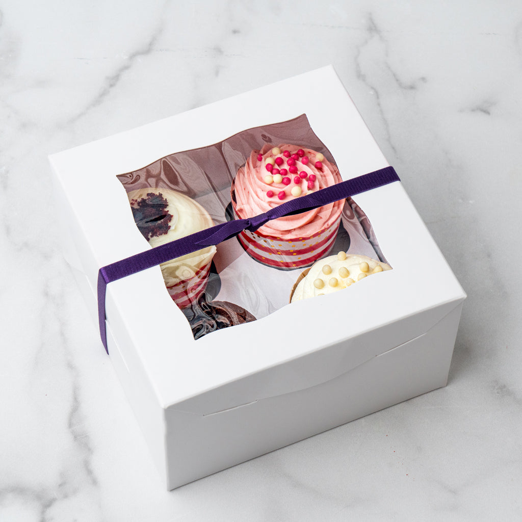 Cupcake Gift Box, 4-Pack