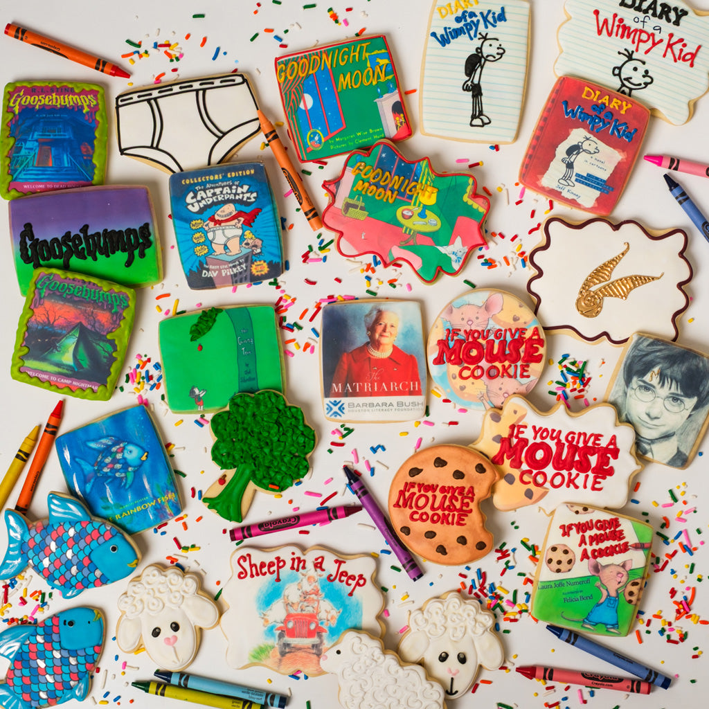 National Reading Month Cookies, Assorted