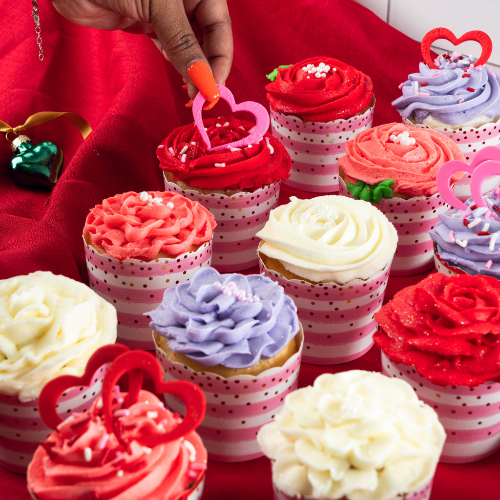 Wilton Heartfelt Valentine Cuisson Cases, Multicolore, Mini