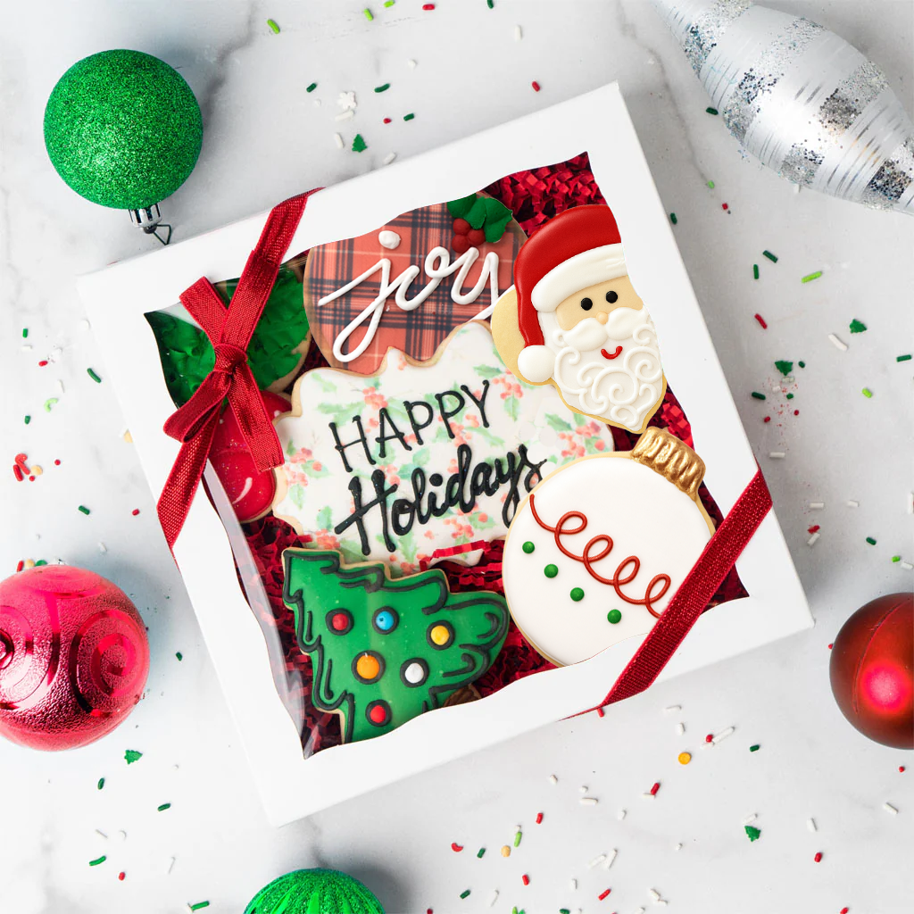 Gift Box of Christmas Butter Cookies
