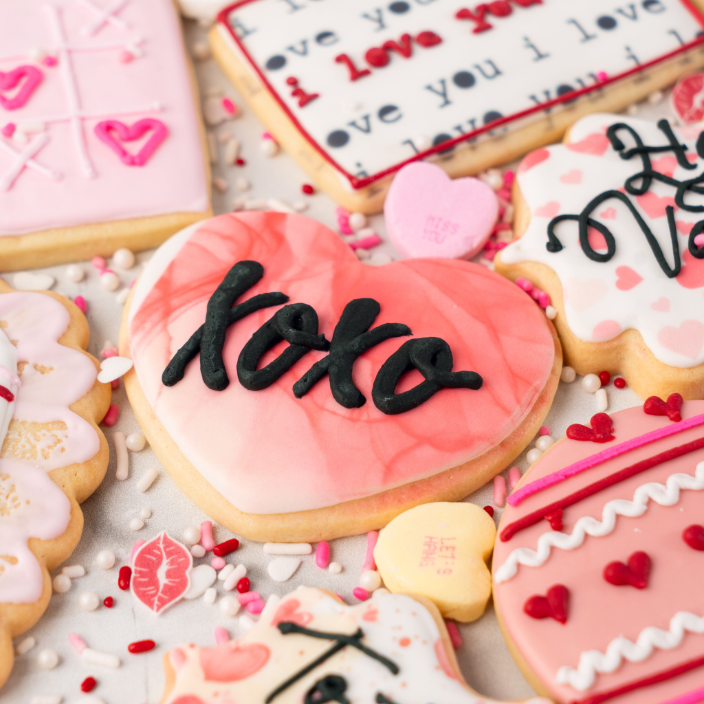 Valentine Butter Cookies, Assorted