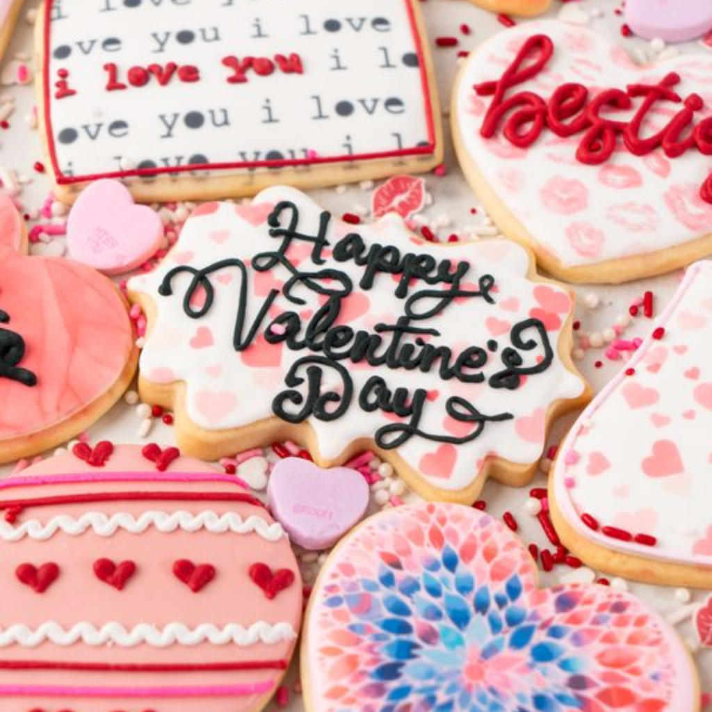 Valentine Butter Cookies, Assorted