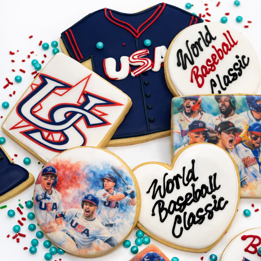World Baseball Classic 2026 Cookies, Assorted
