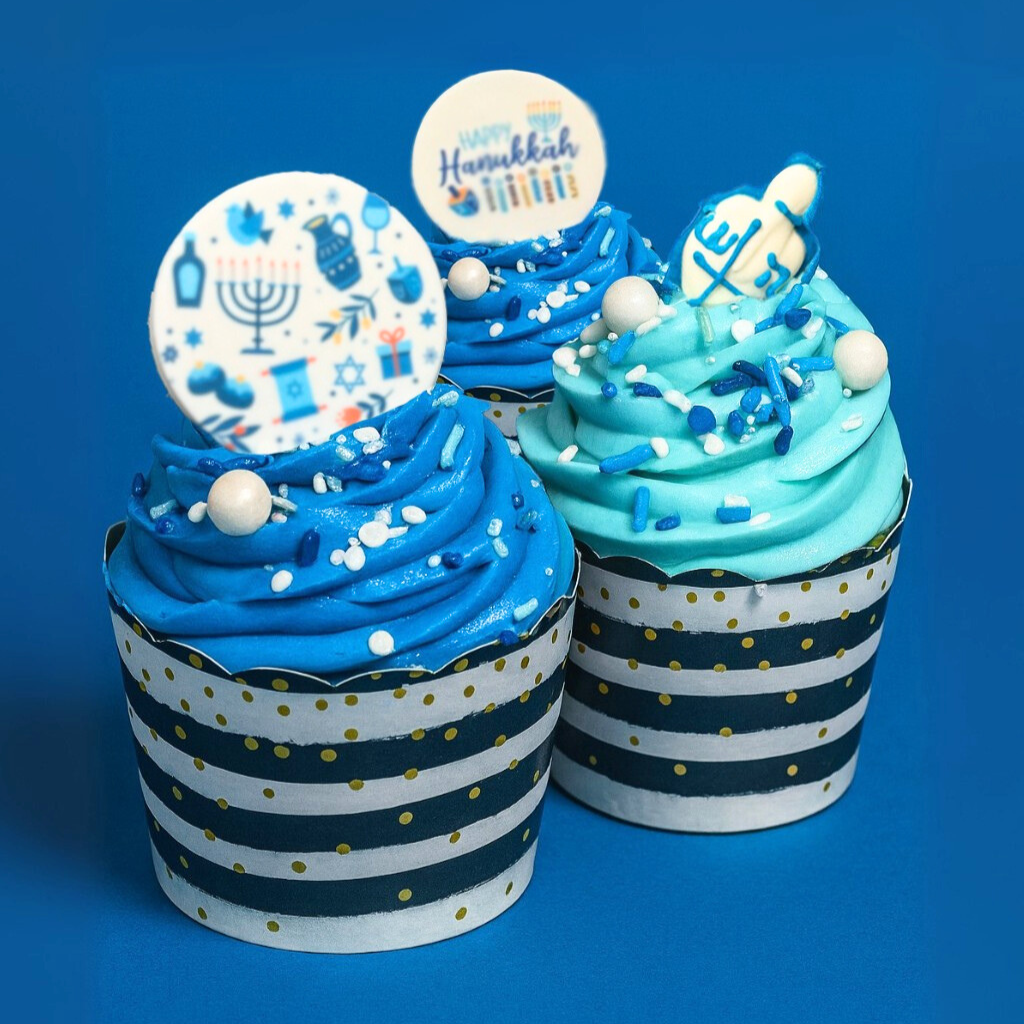 Hanukkah Cupcakes