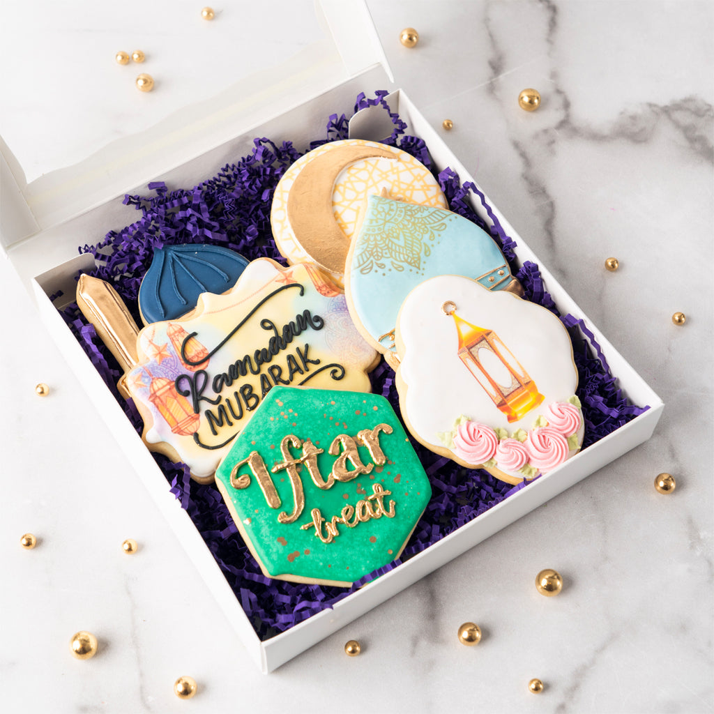 Curated Gift Box of 6 Ramadan Cookies