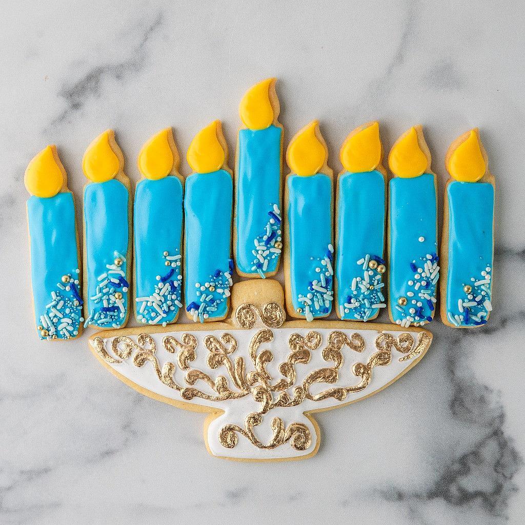 Menorah Cookie Decorating Kit (Nationwide Shipping)