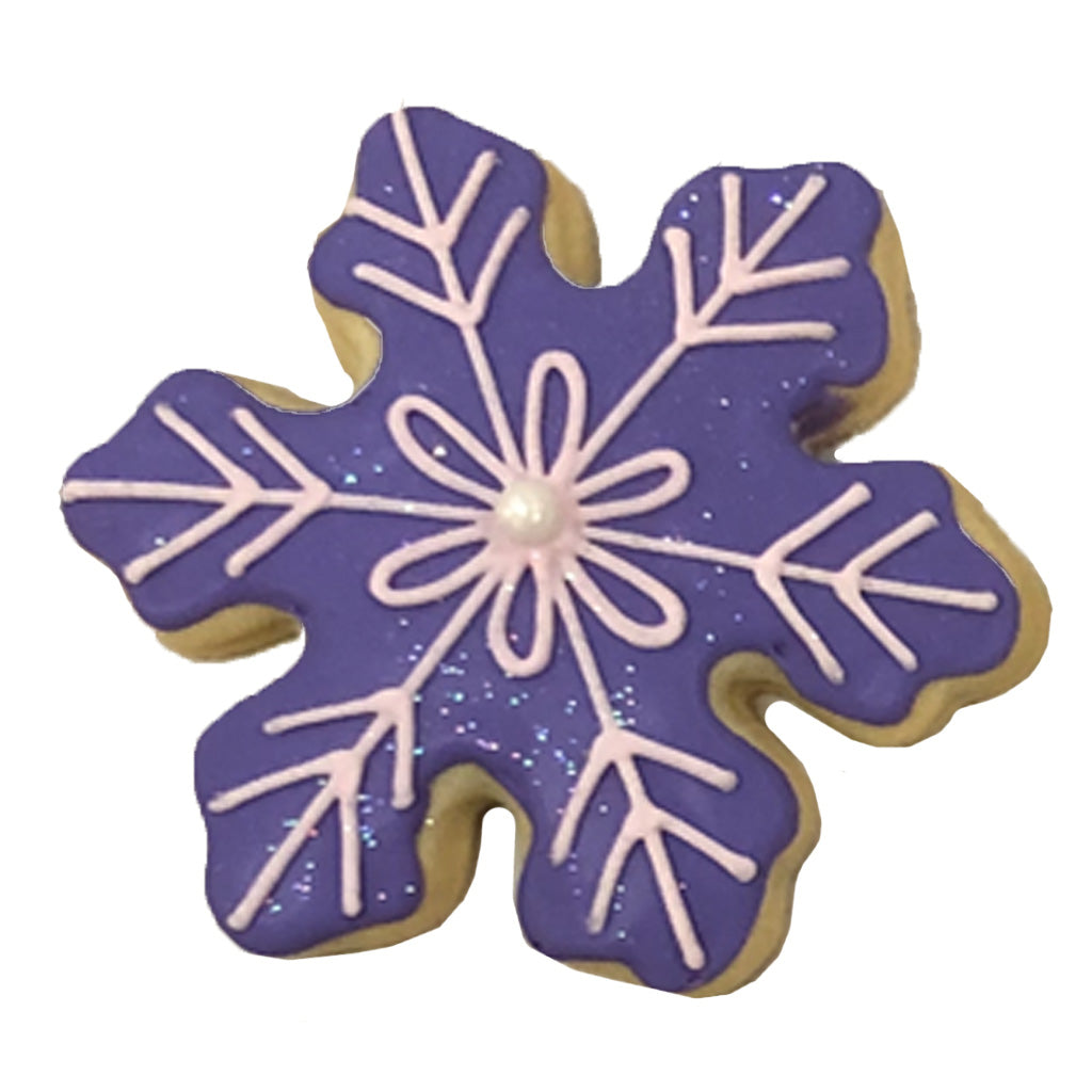 Frozen Snowflake, purple & pink