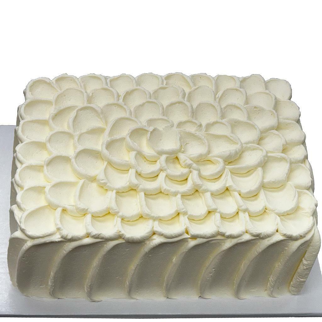 French Vanilla Cake, sheet cake