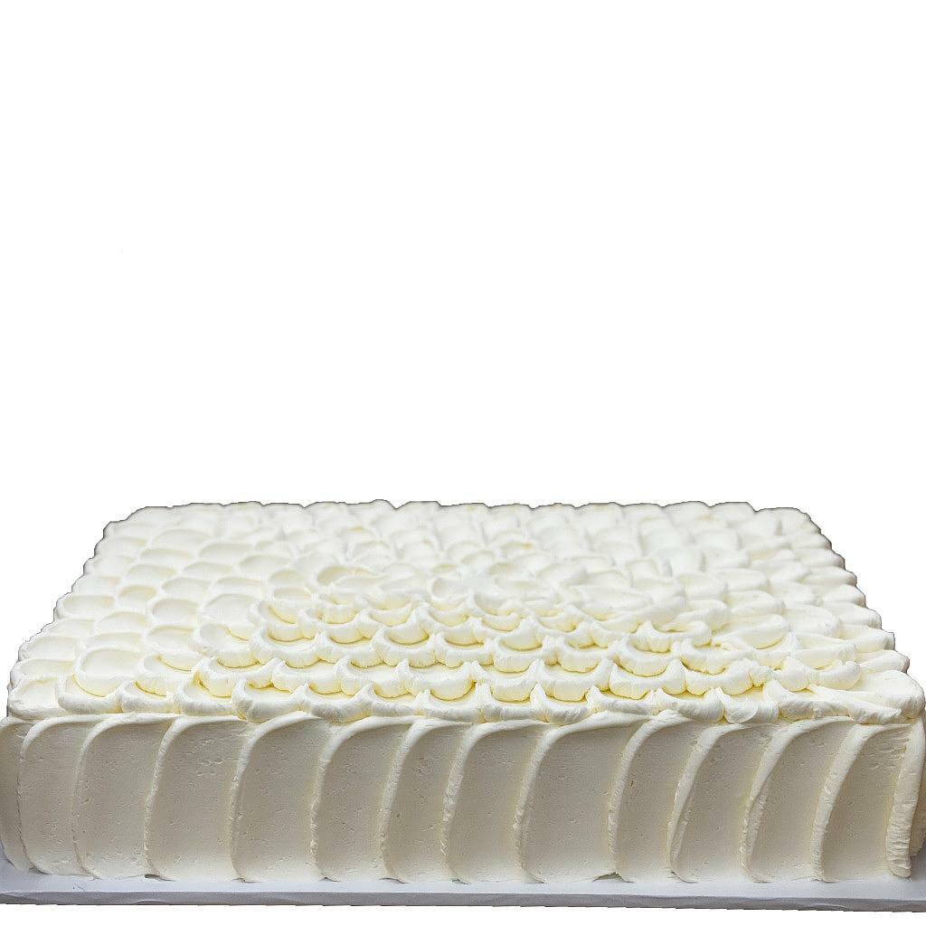 French Vanilla Cake, sheet cake