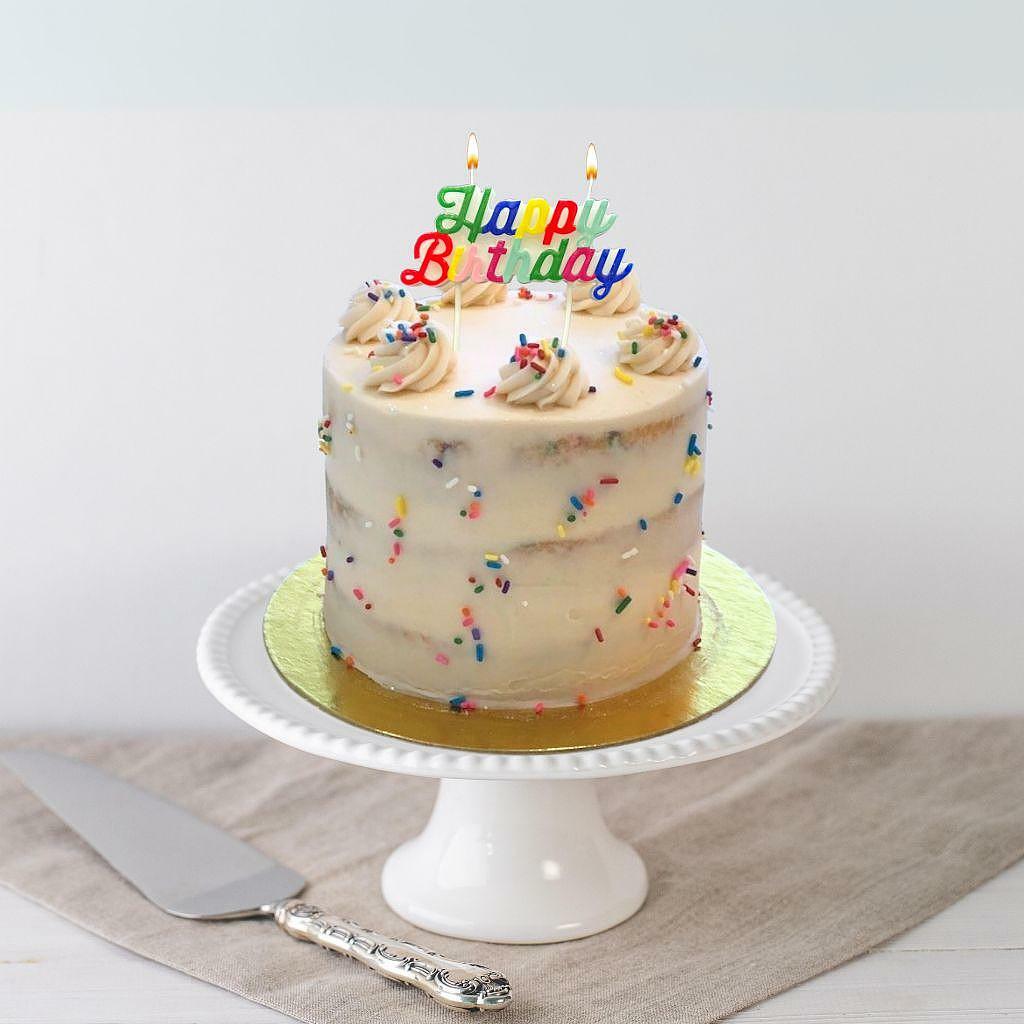 Funfetti with Caramel Buttercream, 6-inch (Nationwide Shipping)