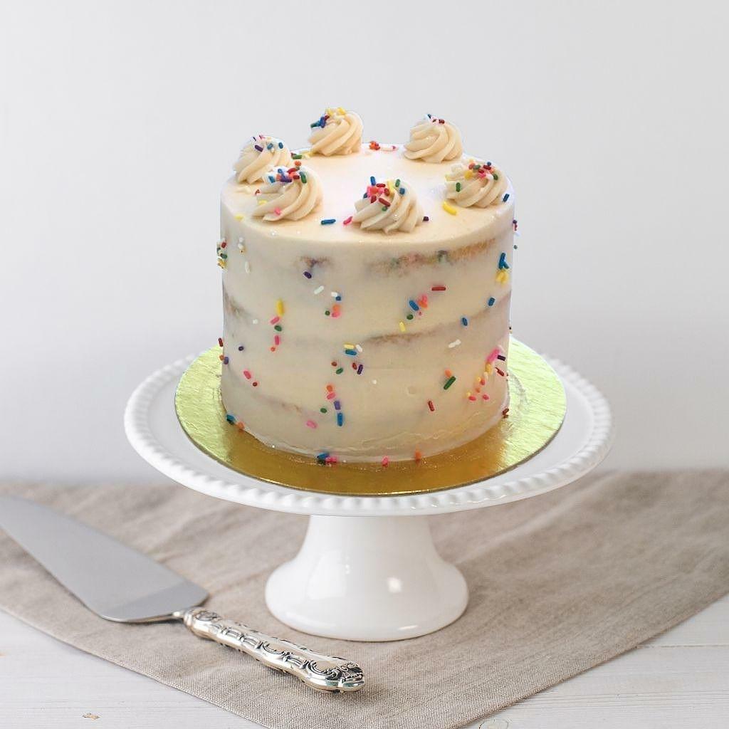 Funfetti with Caramel Buttercream, 6-inch (Nationwide Shipping)