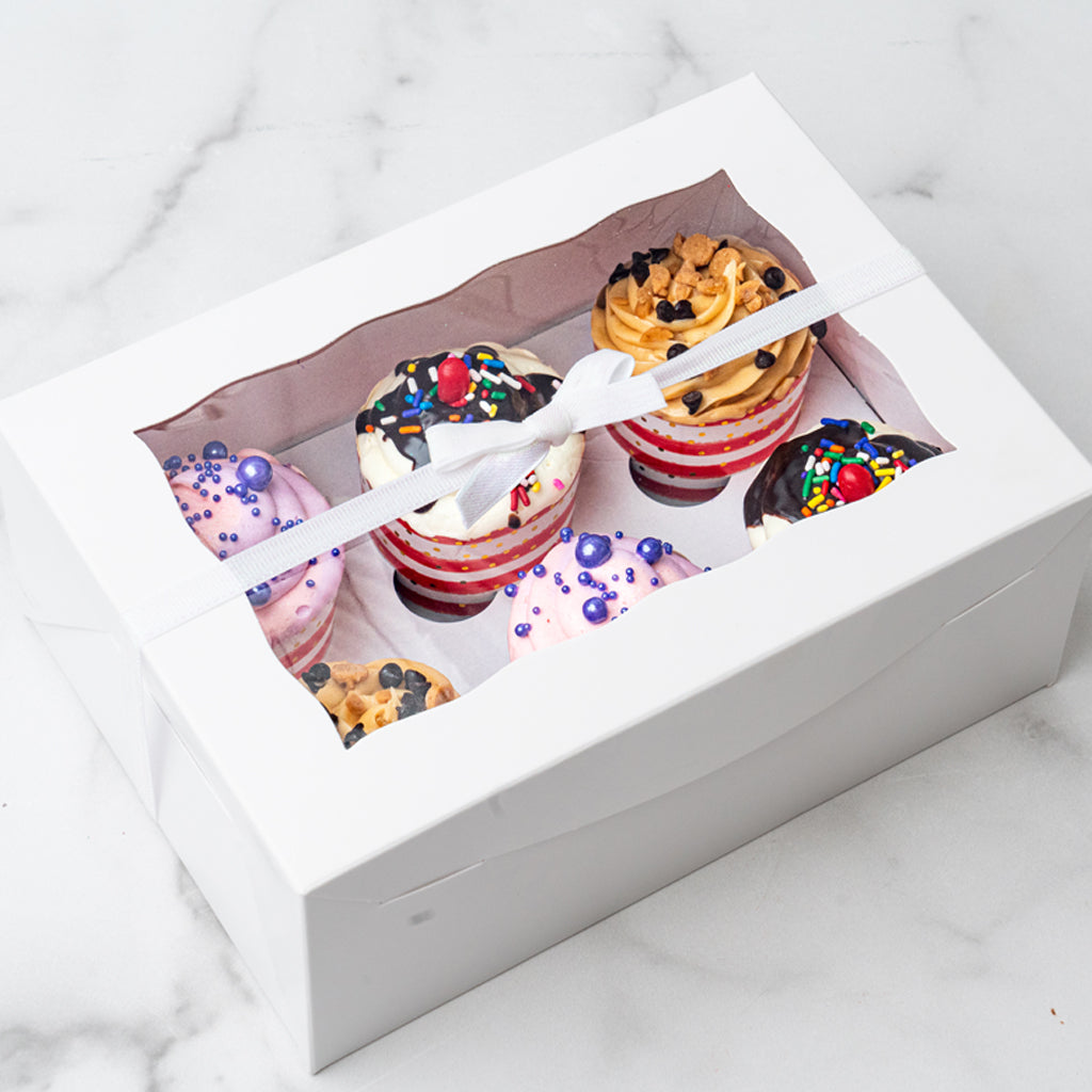 Cupcake Gift Box, 6-Pack