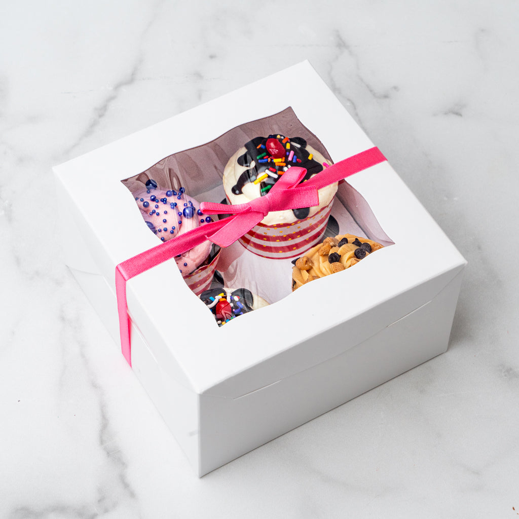 Cupcake Gift Box, 4-Pack