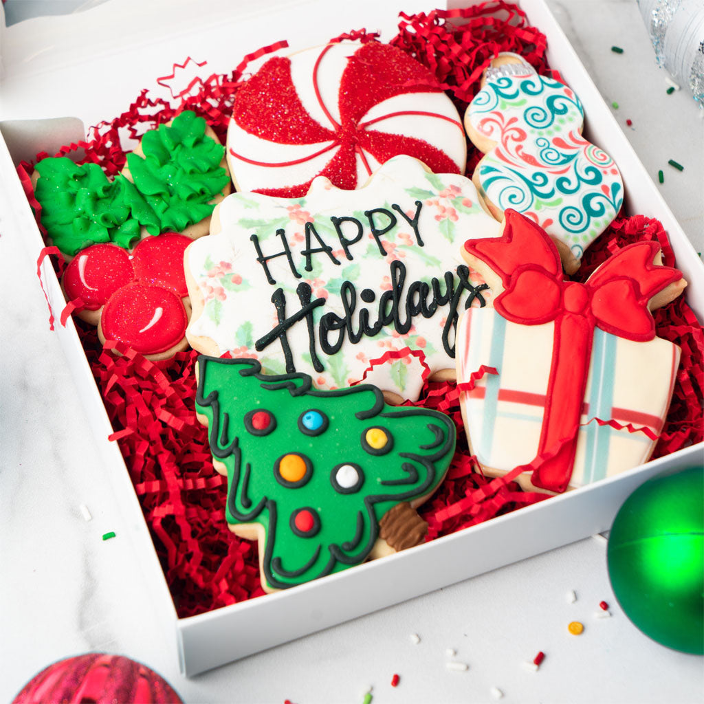 Gift Box of Christmas Butter Cookies