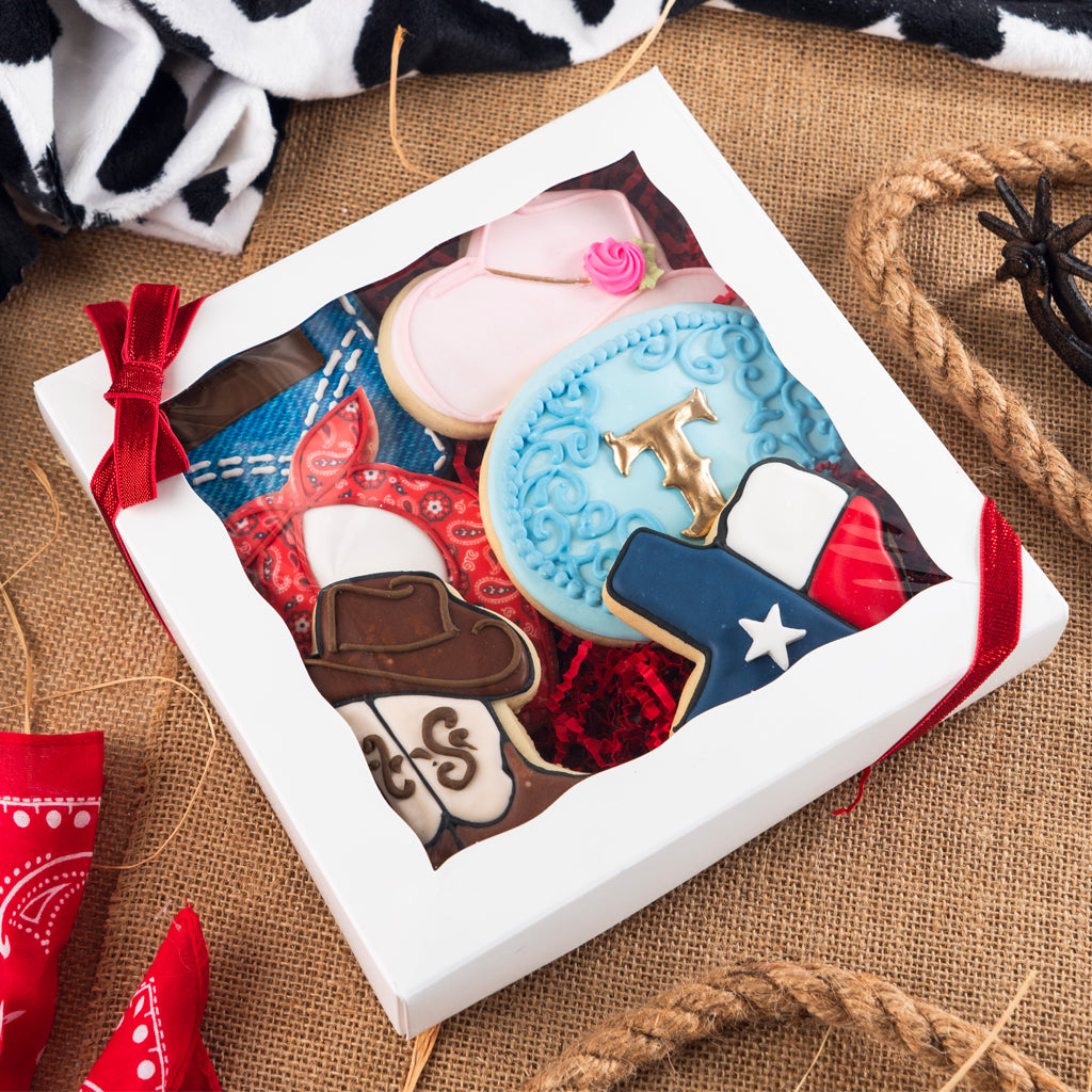 Curated Gift Box of 6 Rodeo Cookies