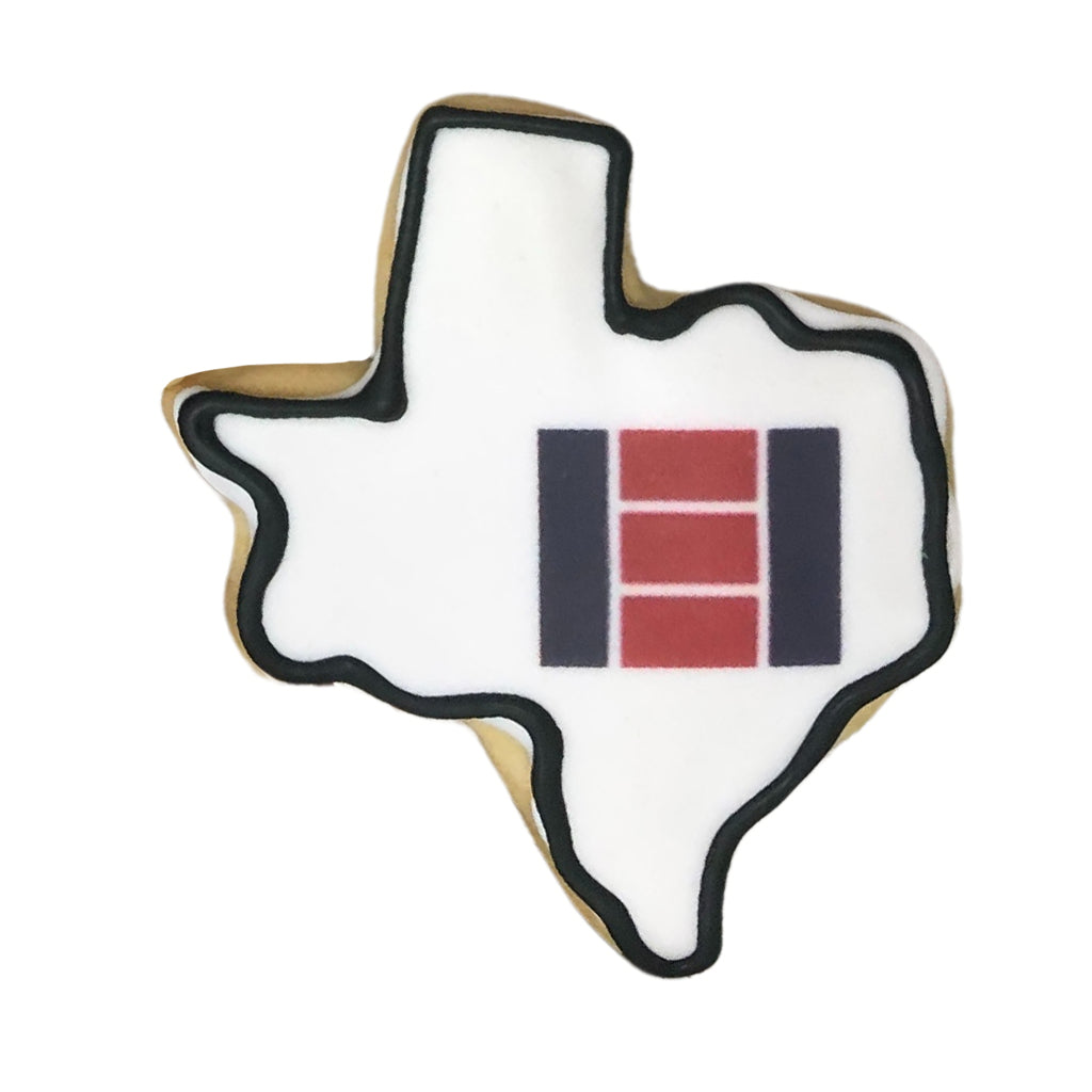 Photo & Logo Cookies, Texas Shape