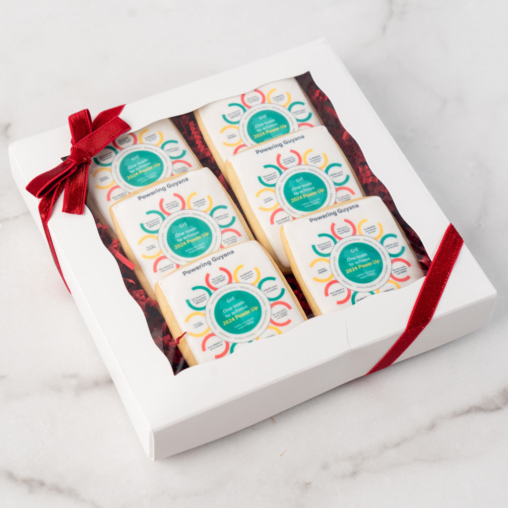 Photo & Logo Cookie Gift Box, 6-pack