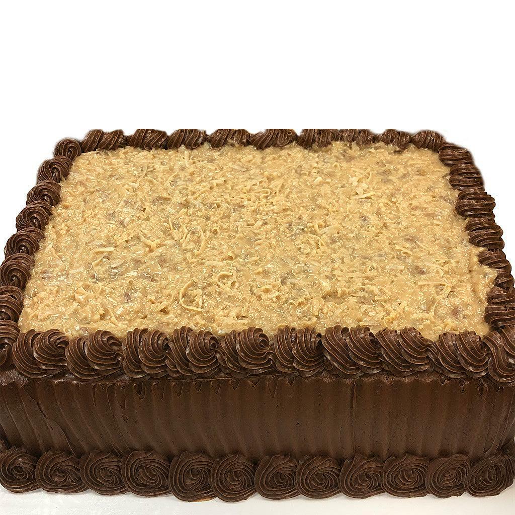 German Chocolate Cake, sheet cake