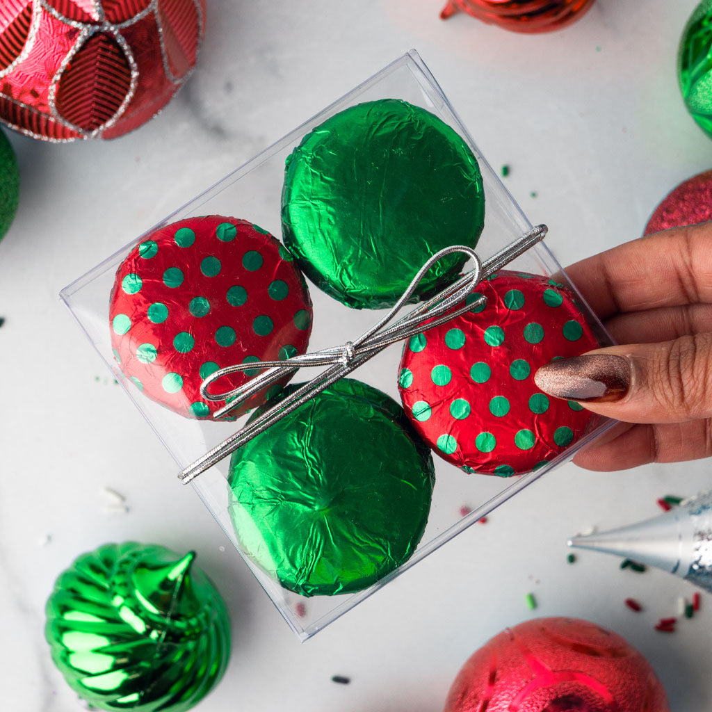 Festive Themed Foil-Wrapped Oreo® Gift Box (4/box)