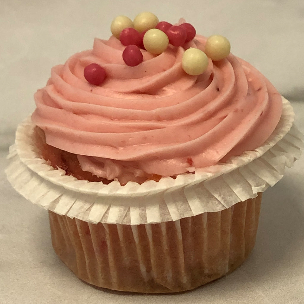 Mini Strawberry Cupcakes