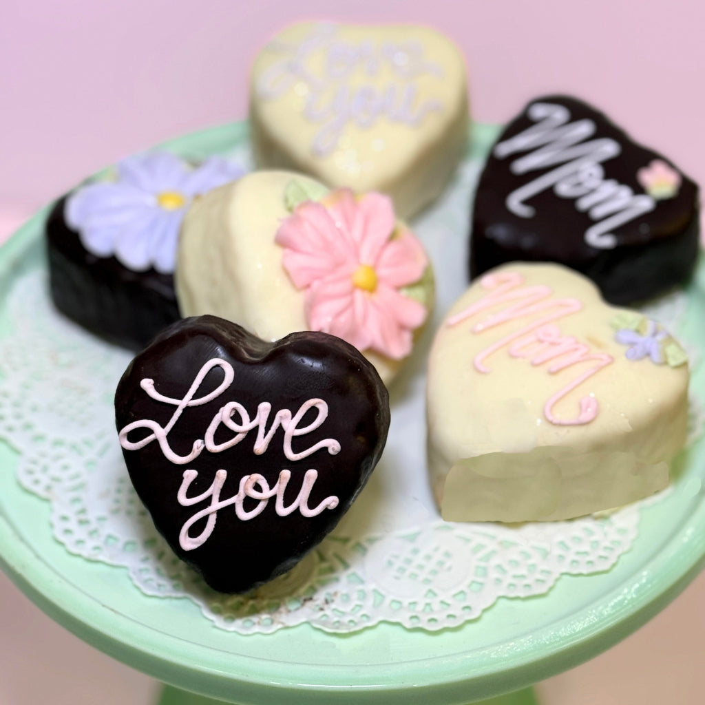 Mother's Day Petit Four Hearts