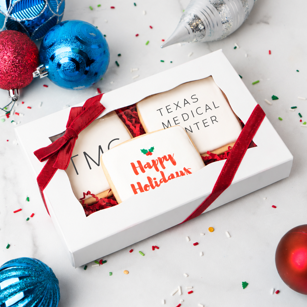 Photo & Logo Cookie Gift Box, 3-pack (Nationwide Shipping)