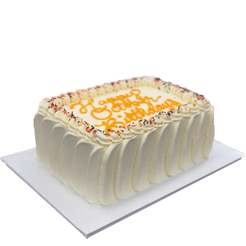 French Vanilla Cake, sheet cake