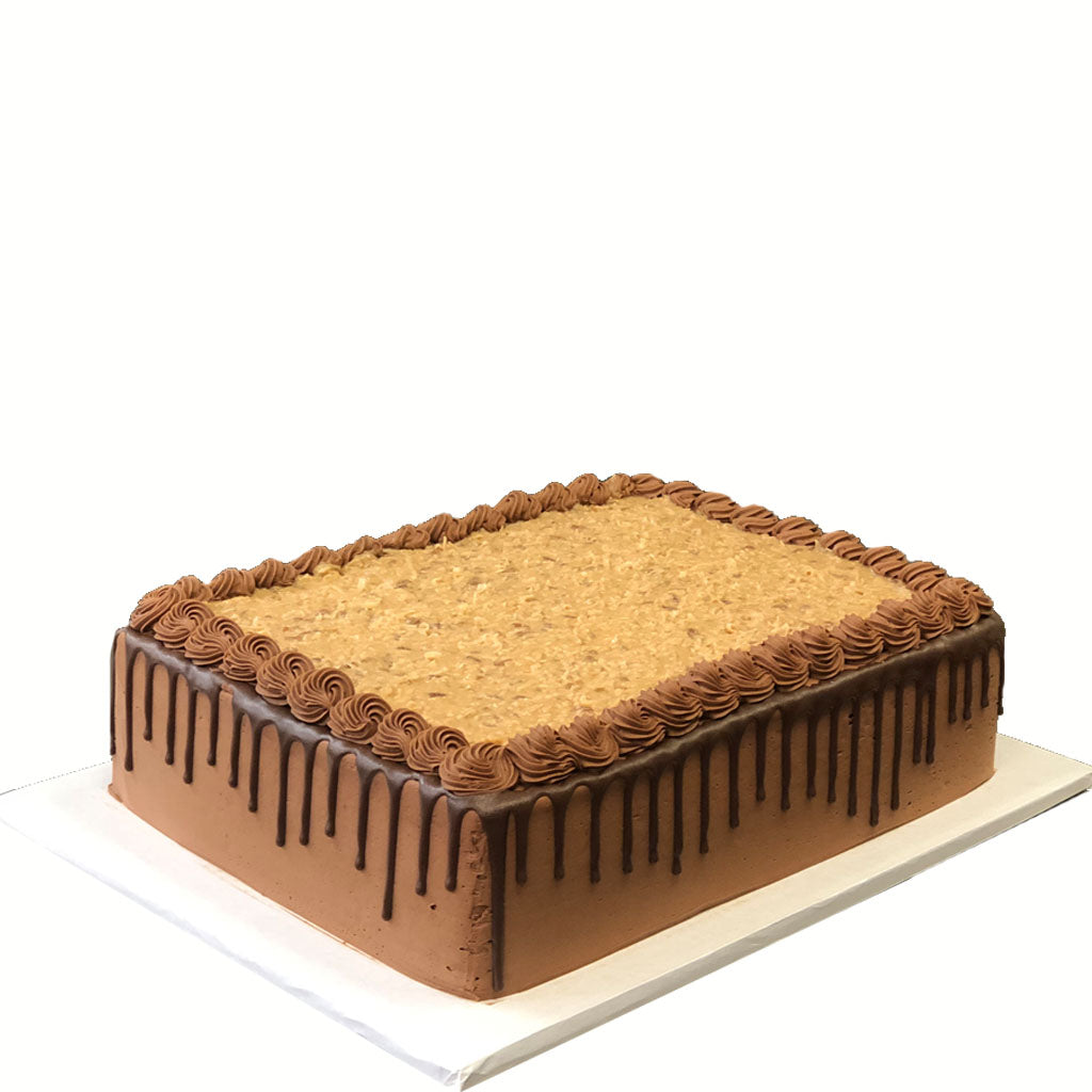 German Chocolate Cake, sheet cake