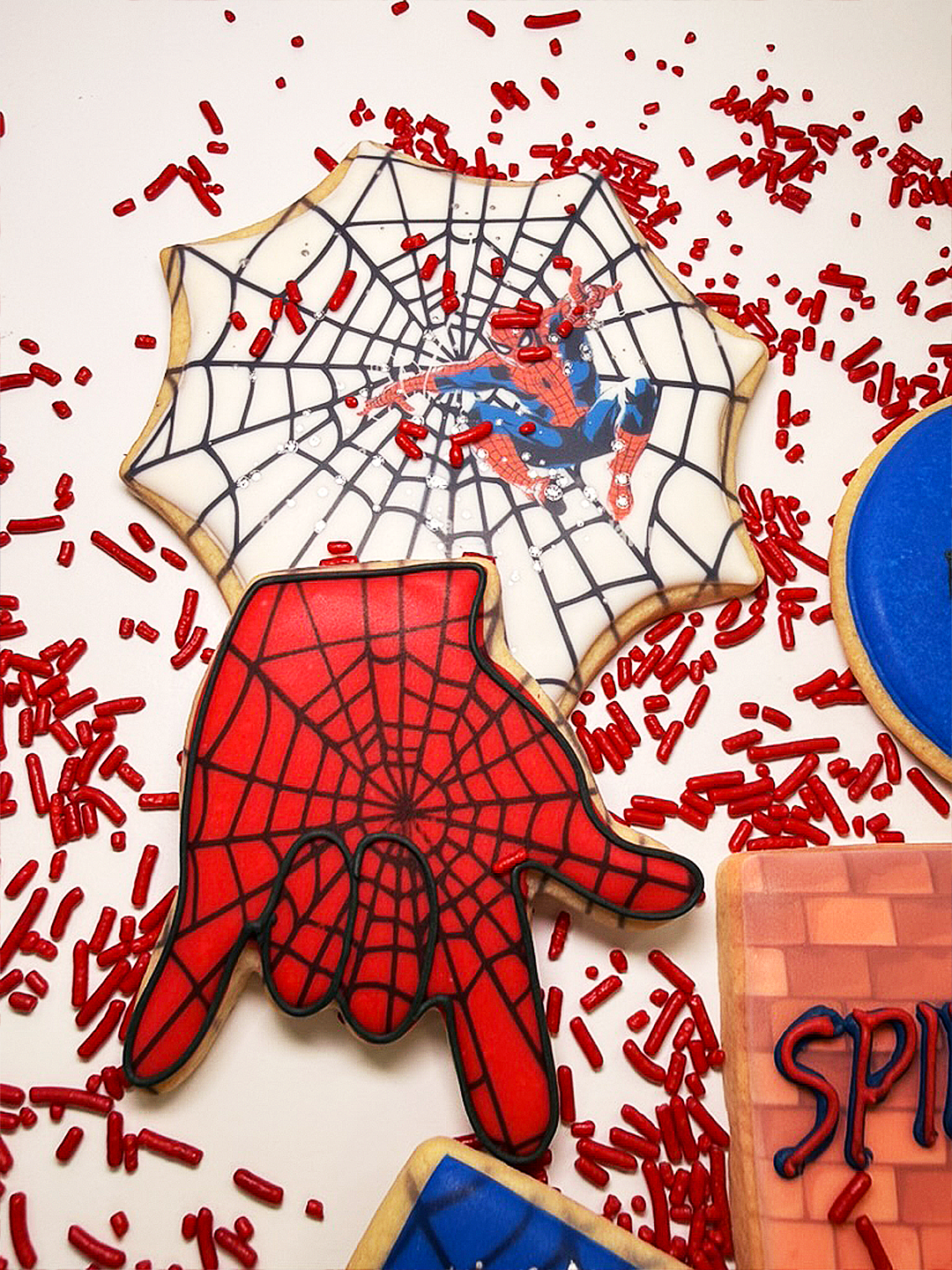 Spiderman Cookies, Assorted