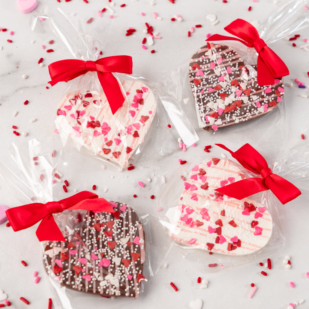 Chocolate Sprinkle Hearts