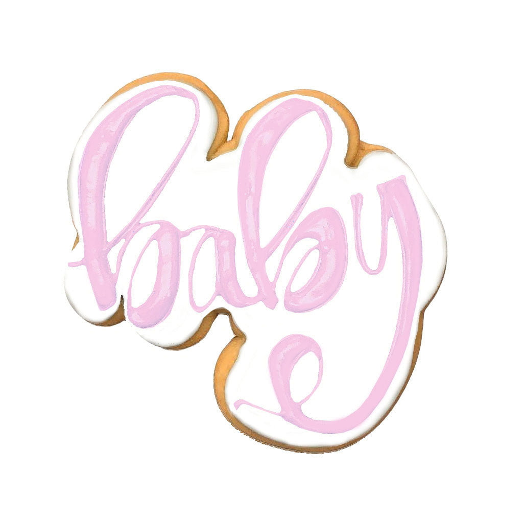 Pink Baby Plaque