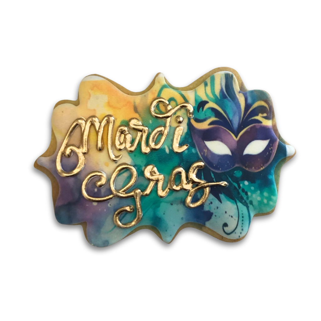 Mardi Gras Butter Cookies, Choose Your Own