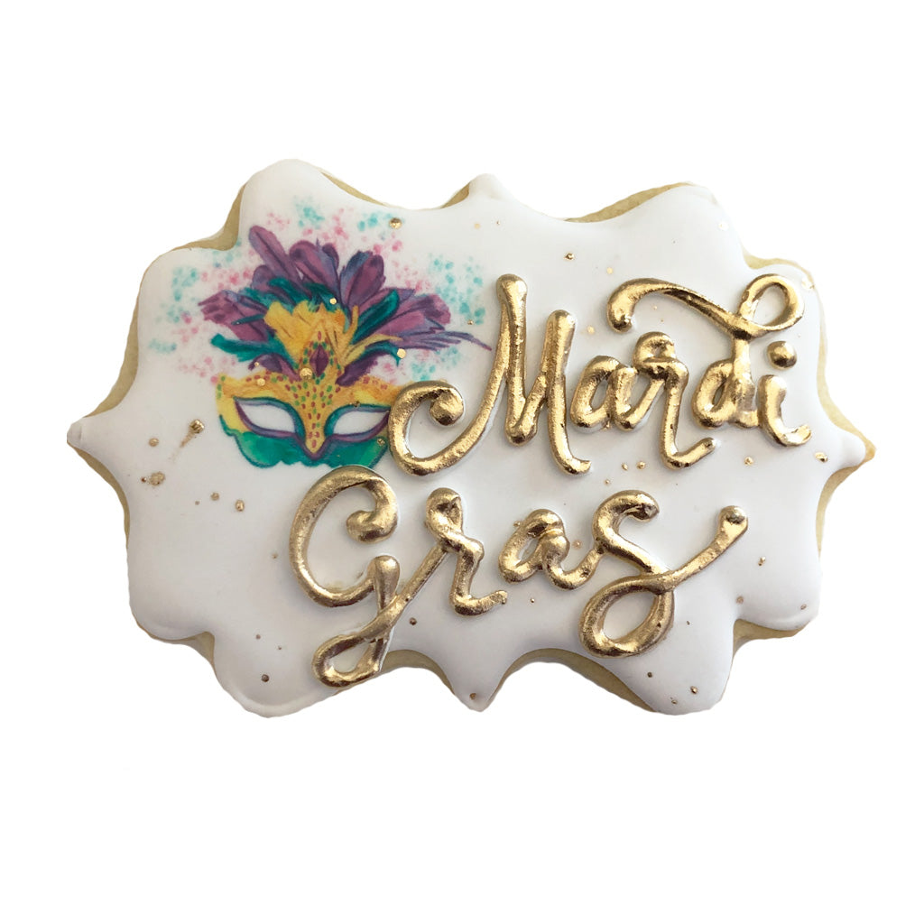 Mardi Gras Butter Cookies, Assorted