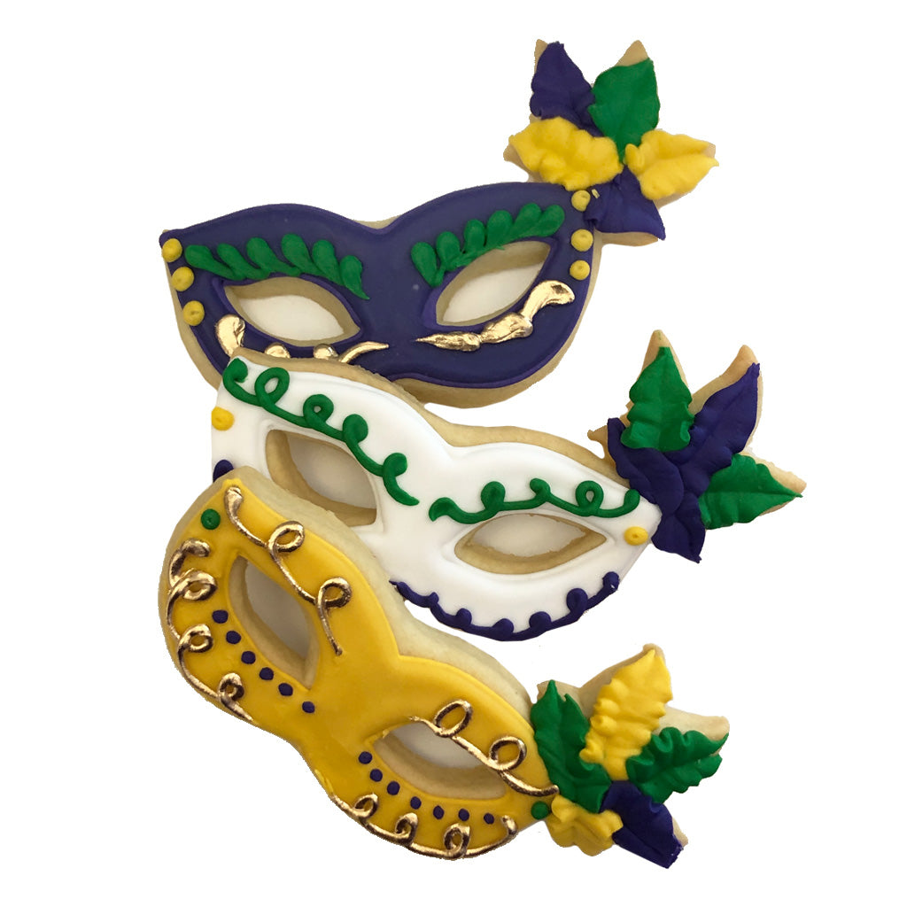 Mardi Gras Butter Cookies, Assorted