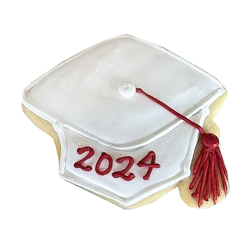 White Graduation Cap