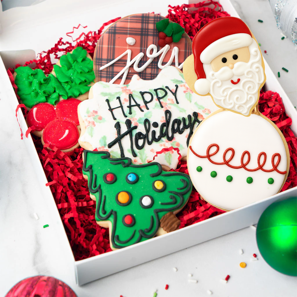 Gift Box of Christmas Butter Cookies