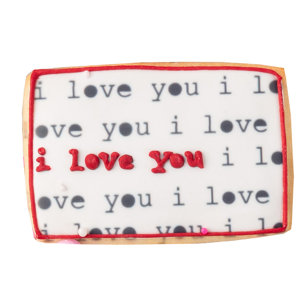 Valentine Butter Cookies, Choose Your Own