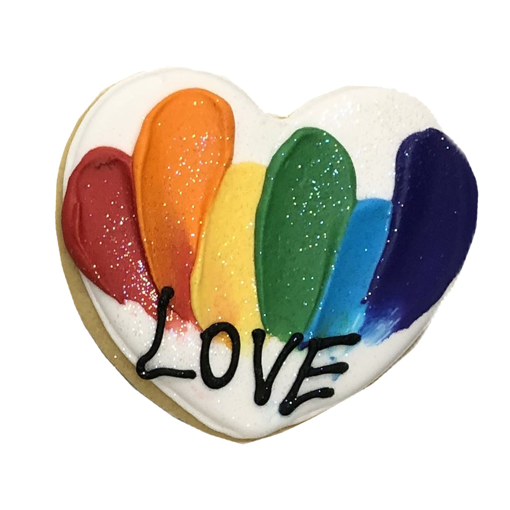 Rainbow Love Heart