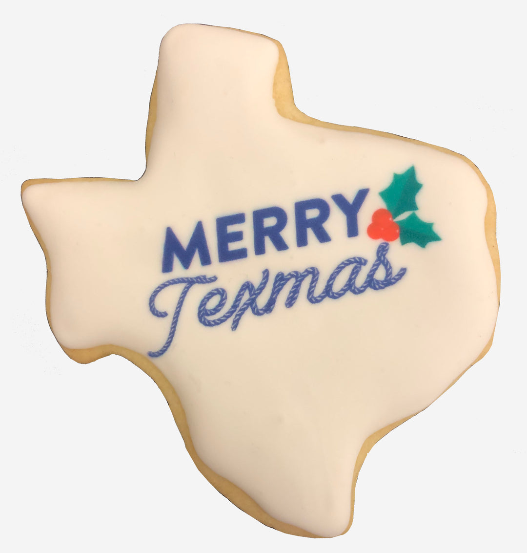 Photo & Logo Cookies, Texas Shape