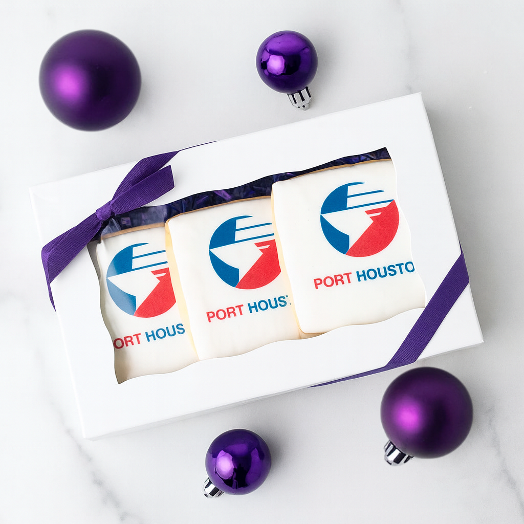 Photo & Logo Cookie Gift Box, 3-pack